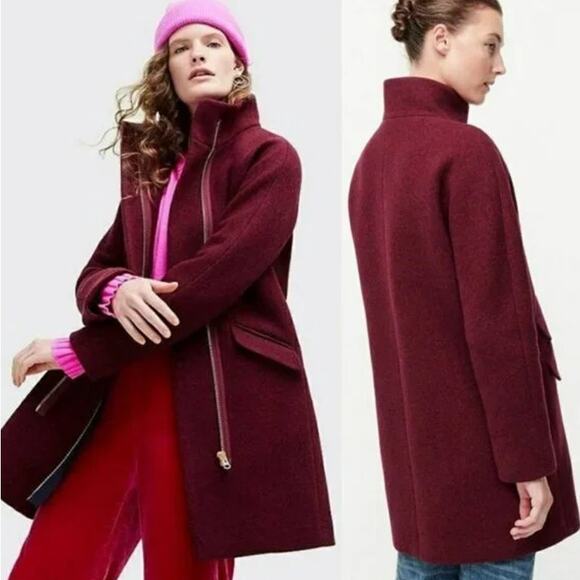 J. Crew Nello Gori Cocoon Coat in Italian Stadium Cloth Wool Blend Jacket - Picture 14 of 14